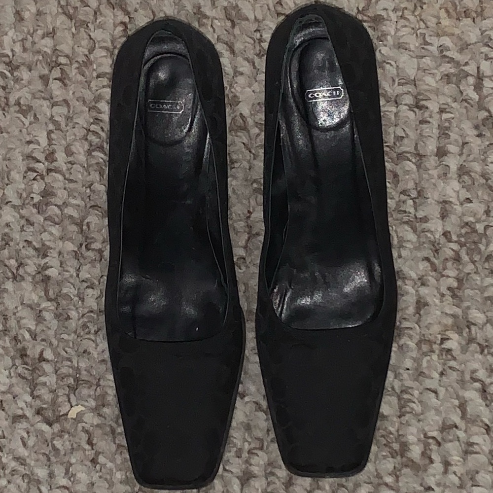 Coach Women's Classic Black Heels, Size 8